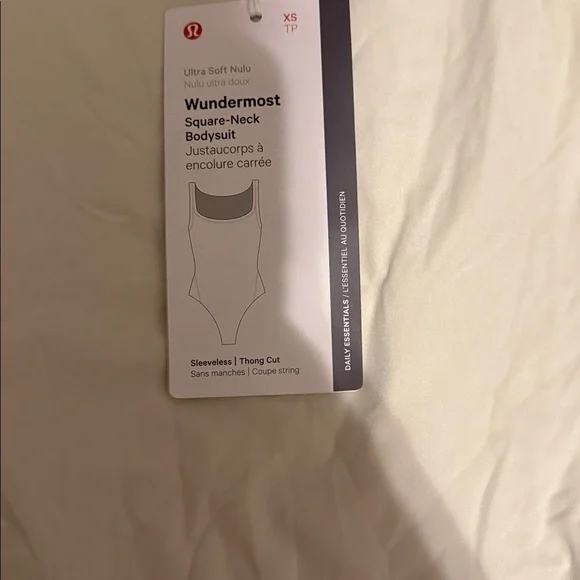 NWT Lululemon Wundermost Square Neck Bodysuit Size XS - Picture 3 of 5